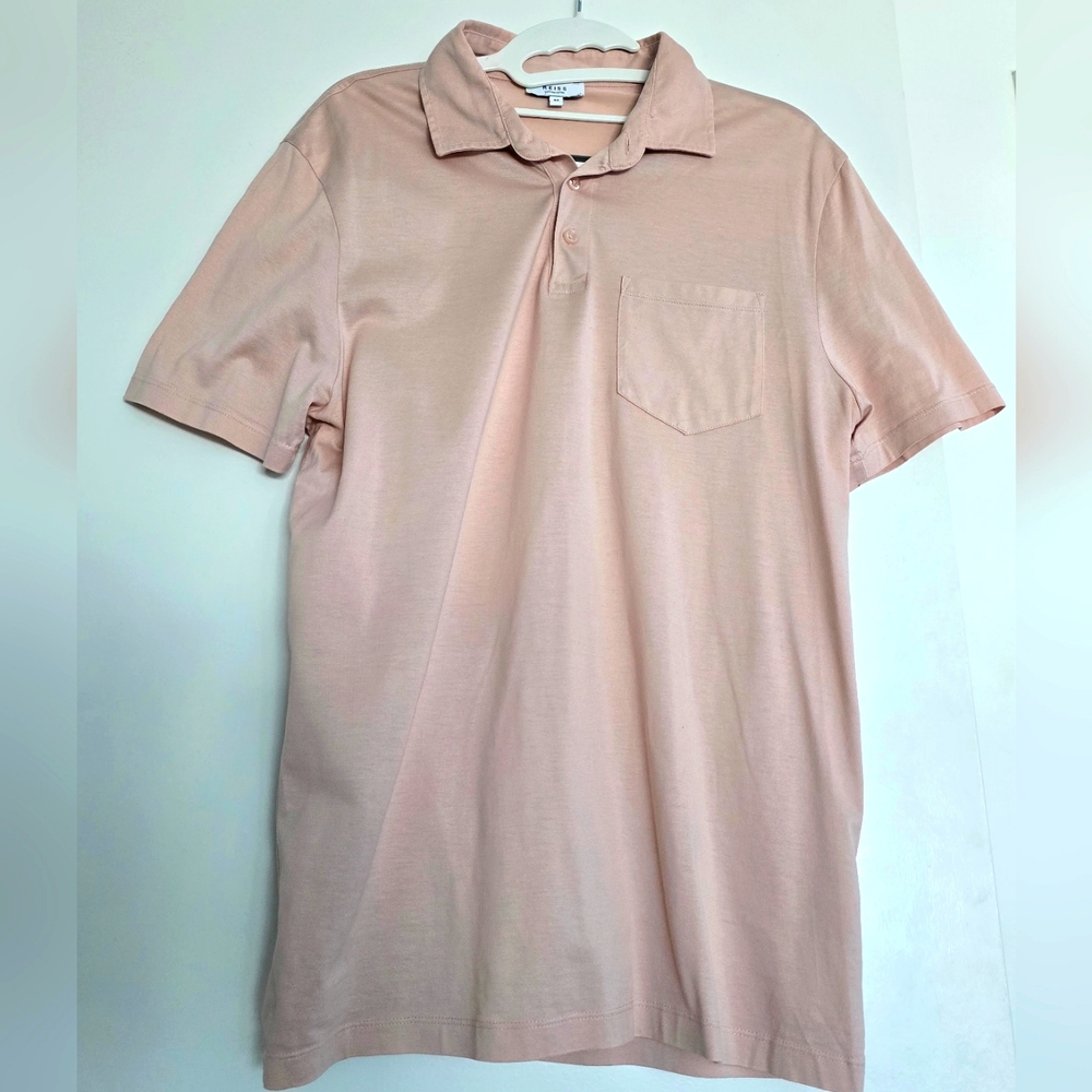 Reiss Pink Polo Shirt